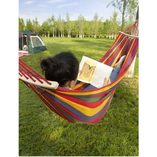 Summer Outdoor Travel Hammock Cloth Bed