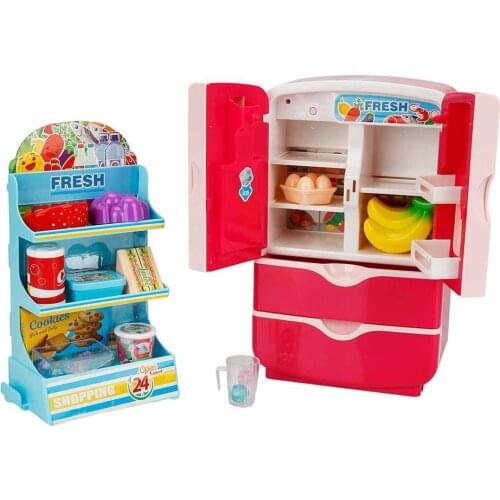 Little Chef Sound and Light Refrigerator Play Set