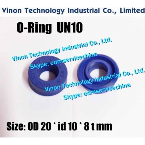 Edm O-Ring / Oil Seal UN10 Ø20xØ10x8mm,(each 10 pcs/bag) for Small Hole Drill EDM Machine