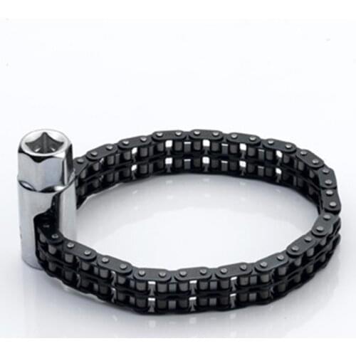 Key Chain Type Oil Filter Wrench Deep Socket High Hardness Oil Filter Wrench Removal Install Tool for Most Cars And Light Trucks