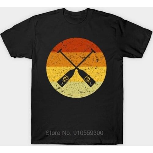 Men t-shirt Dragon Boat Paddles Retro Vintage Graphic by shirtbubble tshirt male brand teeshirt men summer cotton t shirt