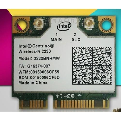 SSEA Wholesale 300Mbps New for Intel Centrino Wireless-N 2230 2230BNHMW WIFI Bluetooth 4.0 MINI PCI-E Card WiFi + Bluetooth 4.0