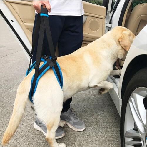 Adjustable Pet Dog Sling Lift Harness Leg Brace Hind Leg Help Walking Dogs Pets Balance Harness Auxiliary Belt Strap for Dogs