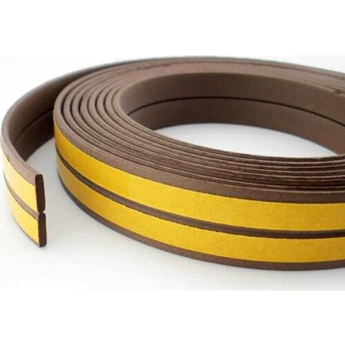5-10M I Type Self adhesive wooden door window rubber foam sealing strip weatherstripping