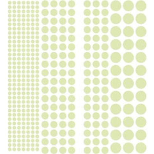 407 pcs Dot luminous stickers round luminous moon removable bedroom bedside childrens room decorative wall