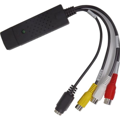 USB2.0 TV Tuner VHS To DVD Video Capture Converter Audio Video Capture Card For Win7/8/XP/Vista with USB Cable