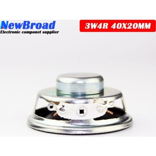 2PCS/Lot High Quality Speaker Horn 3W 4R Diameter 4CM Mini Amplifier Rubber Gasket Loudspeaker Trumpet