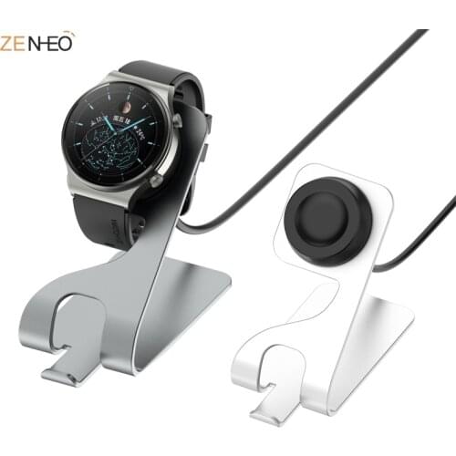 ZENHEO Metal Bracket Charger Dock Station Charging Holder USB charging cable for Huawei watch GT 2 pro/Watch 3/watch 3 Pro