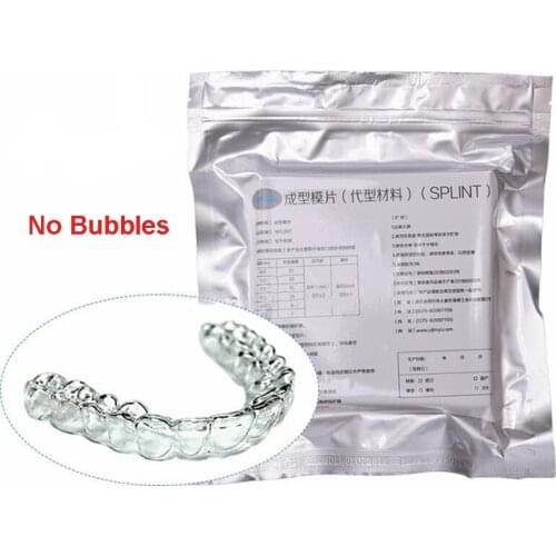 1 Bag Dental Lab Night Guard Splint Retainer Sheet Different Kinds of Thickness Meet Different Needs Hard And SoftAll Complete