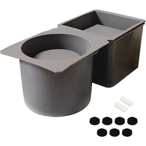 Concrete Silicone Mold for Flower Pots Mini Pots Mold for Plants Square and Round Shape 2 Pack