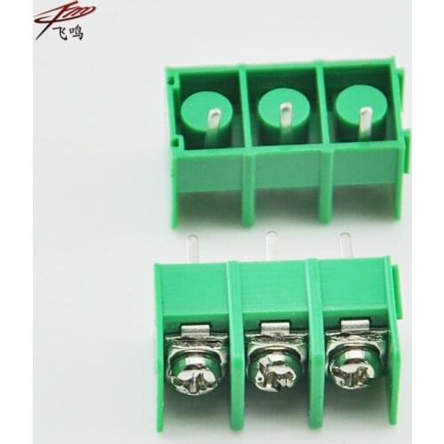 KF8500-2P 10PCS Barrier 8.5mm Pitch 2P 3P 4P 300V 20A KF8500-3P Green Terminal Block Solder Terminal Block PCB DG KF8500-4P