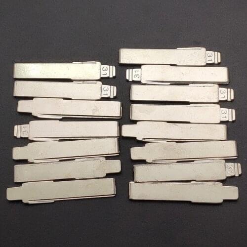 Remote chain 15pcs/lot HAA Flip Remote Car Key Blanks For AUDI PASSAT BORA SEAT SKODA #31 HU66 Key Blade key head