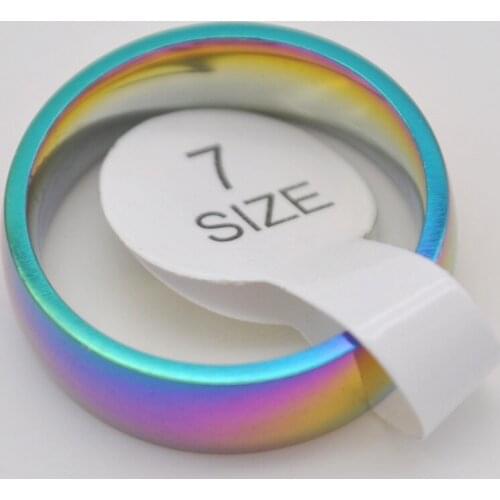 Motley Hematite Healing Finger Ring Size 7 Jewelry X090