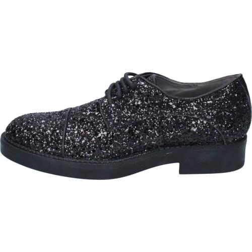 JANET & JANET classic womens glitter Black