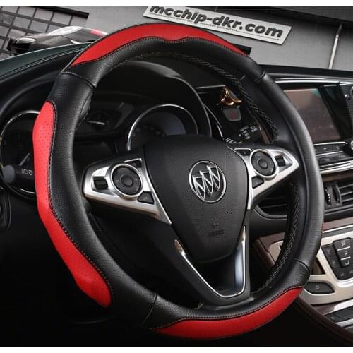 37-38CM New Car Steering Wheel Cover Artificial Leather Steering-Wheel Covers Breathable Fabric Braid Auto Accessories Universal