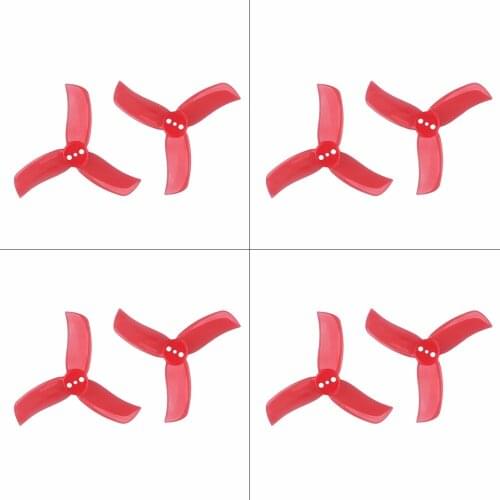 20 Pairs Gemfan Hulkie 2040 2.0X4.0 PC 3-Paddle Propellers CW CCW Plastic Prop for 1103 1104 Motor Frame Components