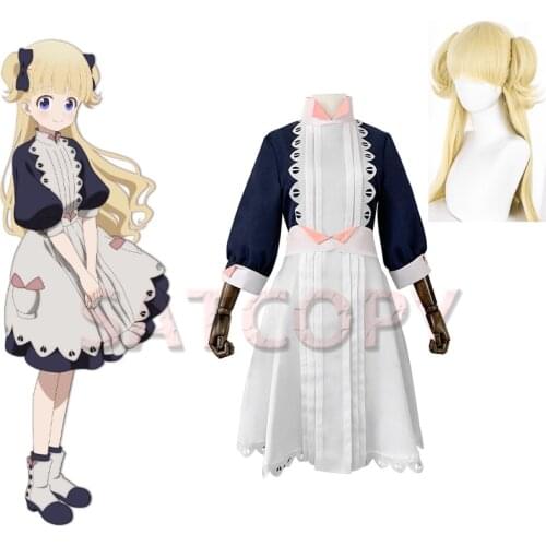 Anime Shadows House Cosplay Costumes Emilico Costume Princess Dress Maid Uniforms Women Halloween Wig Full Set