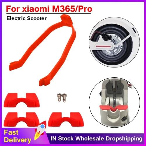 Electric Scooter Rear Mudguard Bracket Rigid Support With 3 Vibration Dampers Modification pads For Xiaomi Mijia M365 Pro Parts