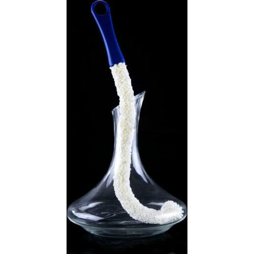 Multifunctional Washing and Decanting Brushes, Decanter Cleaning Brushes, Deformable Brushing Tool for Washing Wine Glasses