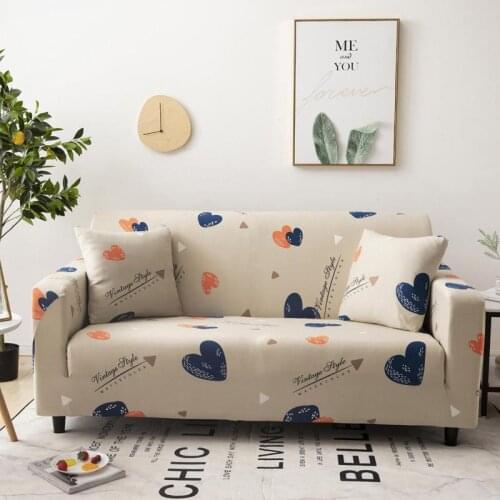 Fashion Printed Slip-resistant Slipcover Sofa Cover Polyester All-inclusive Furniture Protector For Living Room Sofa Couch Cover