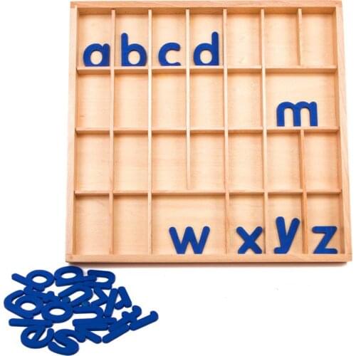 Montessori Language Material Movable Alphabet Box Educational Baby Language Learning Toys For Children Juguetes ME2864H