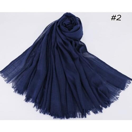 2019 muslim soft cotton hijab scarf plain shawls and wraps islamic tassel headscarf turban headwrap hijab foulard femme musulman