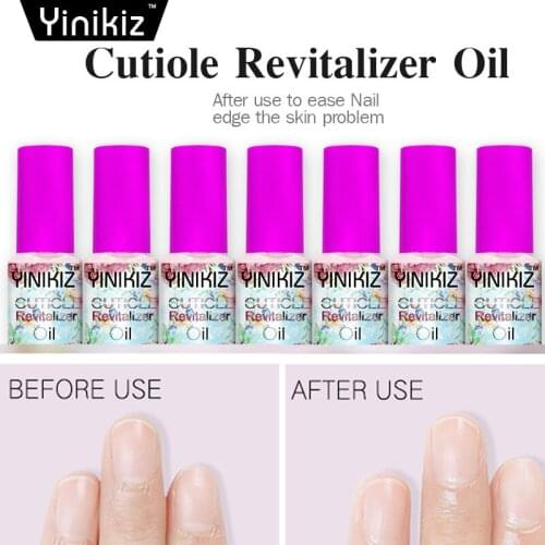 Yinikiz New Nail Nutrition Oil Pen Cuticle Revitalizer Oil Nail Treatment Protection Moisturizing Moist Make Up Tools Set