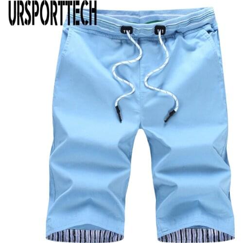 New Summer Shorts Men Cotton Overzied M-5XL Casual Business Sportswear Shorts Homme Streetwear Elastic Waist Men Shorts Clothing