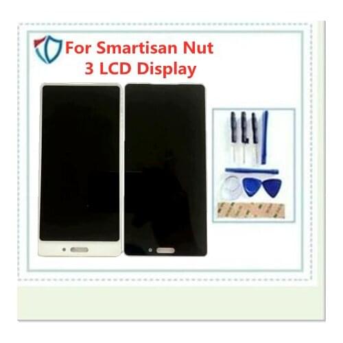 ORIGINAL For Smartisan Nut 3 LCD Display Touch Screen Digitizer with Frame OC105 Display LCD Repair Replacement with tools