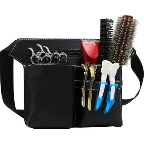 Professional Barber Scissors Bag Waist Pack Pouch Hairdressing Hair Salon Tool Y3NE