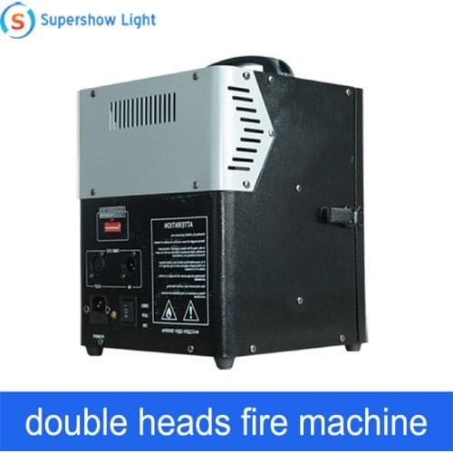 DMX Stage Fire Machine Double Heads Flame Machine Projectors Stage Effect Fire Machine For Professional Stage Show Effect