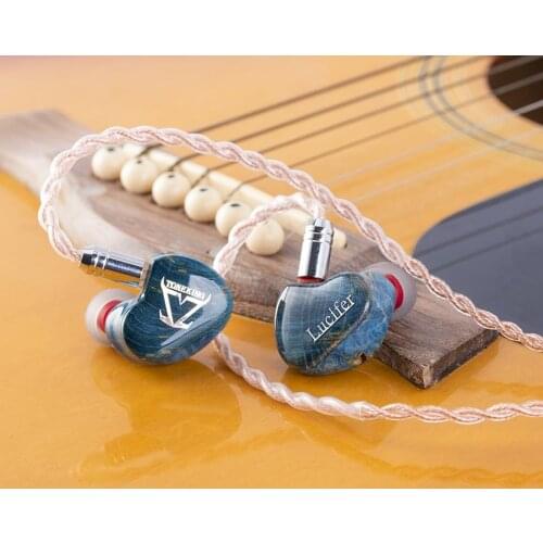 TONEKING LUCIFER Customize Diaphragm Ultimate Dynamic 3D Flagship Hifi Music Monitor Studio Audiophile Earphones Earbuds 0.78mm