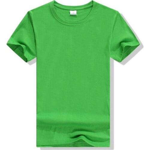 WOMEN cheap t-shirts Round collar t shirt for men Short Sleeve Summer New Fashion Mujer Pure cotton unisex S-XXXL 13 tinct