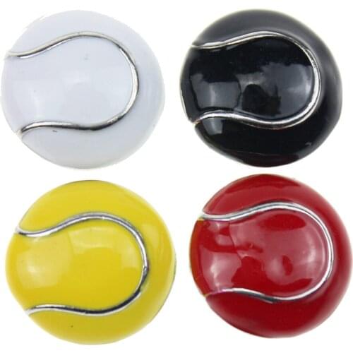 10pcs/lot button jewelry Metal Sports Snap Metal Buttons Fit 20mm Snap Bracelet Bangles best Gifts