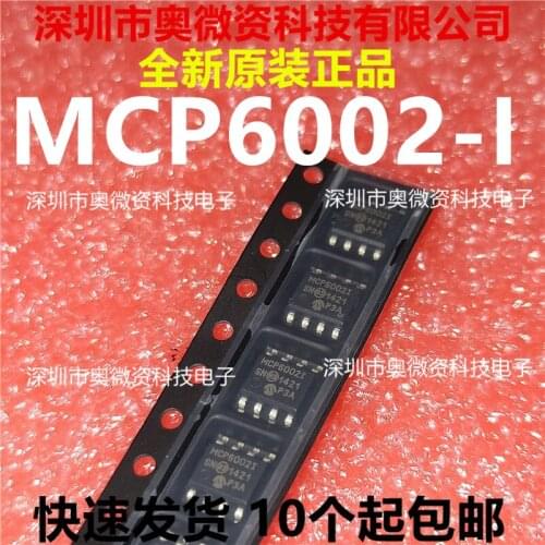 100% Original In Stock New MCP6002-I/MS 6002I 60021 MSOP-8