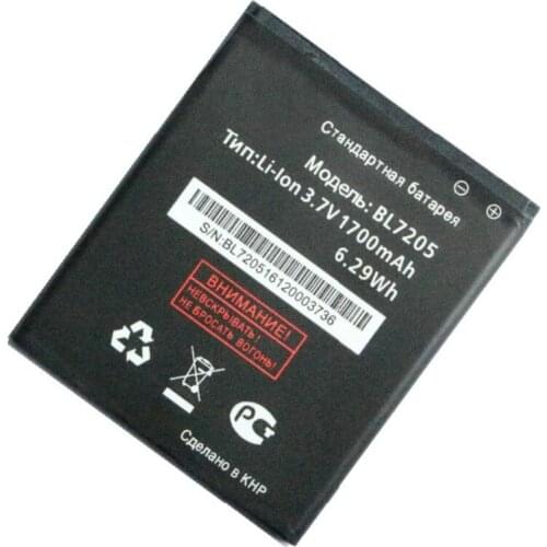 Battery for fly IQ4409 Quad ERA life 4 BL7205 mobile phone Batteries + track code