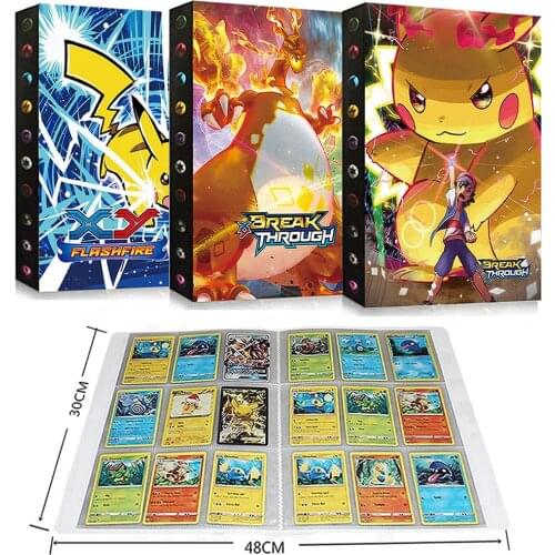 9 pocket Pokemon 432 Card Album book Playing Game VMAX GX Cards Binder Display Livre Pokémon Map Collection Holder Folder Toys