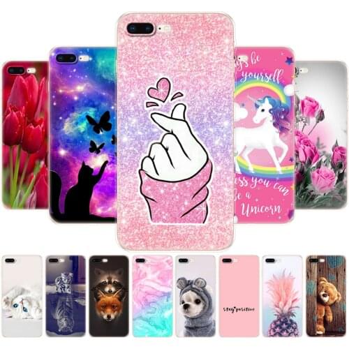 For iphone 7 8 Case Silicon Soft TPU Back Phone Cover For Apple iPhone 7 8 plus Case Etui Bumper Protective Coque Painting Shell