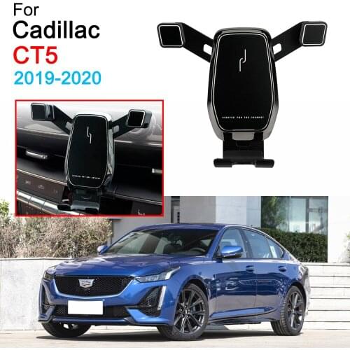 Car Cell Phone Holder Support GPS Stand Mobile Phone Holder for Cadillac CT5 Accessories 2019 2020