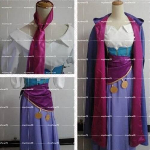 Halloween Carnival Cosplay Costume The Hunchback of Notre Dame Esmeralda dress