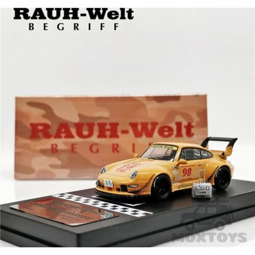 1:64 RWB 993 Adriana #98 w/trolley case Diecast Model Car