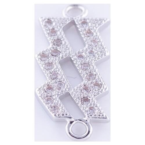 Fashion Jewelry 5pcs Zircon Aquarius Charms For Jewelry Making Wholesale Copper Micro Pave Constellation Charms Diy Berloques