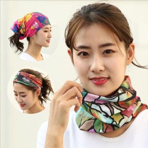 Men Womens Turban Magic Scarf Outdoor Sports Bandanas Men Cycling Hiking Scarf Neck Gaiter
