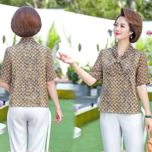 蒙跃 Printed Blouses