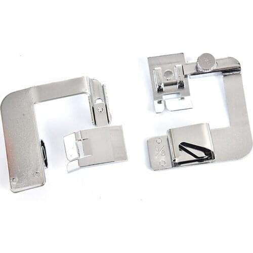 1PC Metal Foot Presser Rolled Hem Feet 4/8 8/8 6/8 for Low Shank Sewing Machine