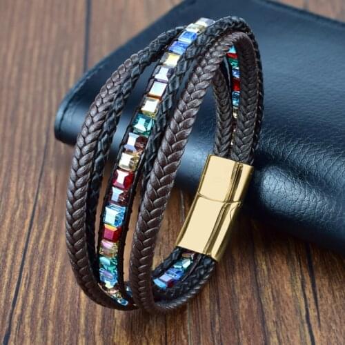 Rainbow Bracelets for Men and Women Gay Lesbian Bisexual Bi Transgender Charm Bracelet Handmade Boho Ethno Festival Jewelry Gift