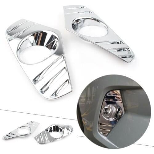 RAV4 Car Front Fog Light Lamp Cover Trim Garnish For Toyota RAV 4 LE/XLE/XSE 2019 2020 Chrome ABS Plastic