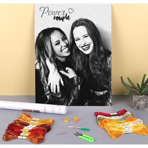 Riverdale Pre-Printed 11CT Cross-Stitch Kit Embroidery DMC Threads Sewing Painting Knitting Needlework Wholesale For Design