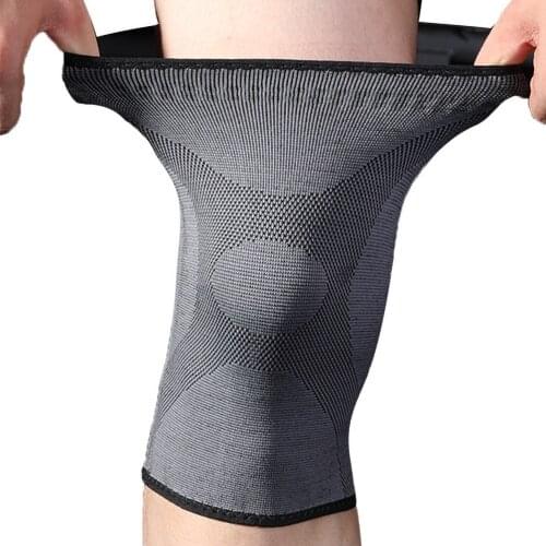 Sports Kneepad Leggings Warm Silicone Non-slip High Elastic Knee Sheath Basketball Running Fitness Breathing Comfortable Bandage