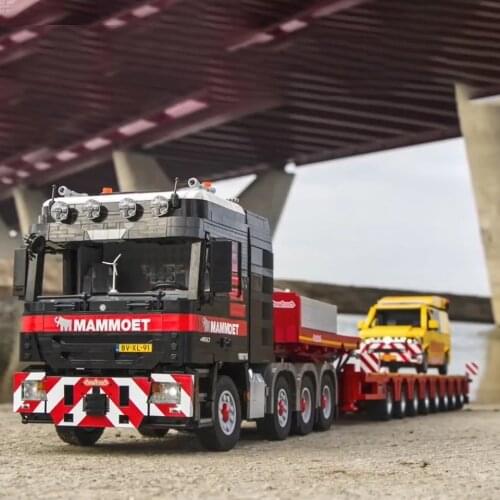 MOC-6075 small particle reinforced concrete truck Actros 4160 technology building block model DIY construction kit birthday gift